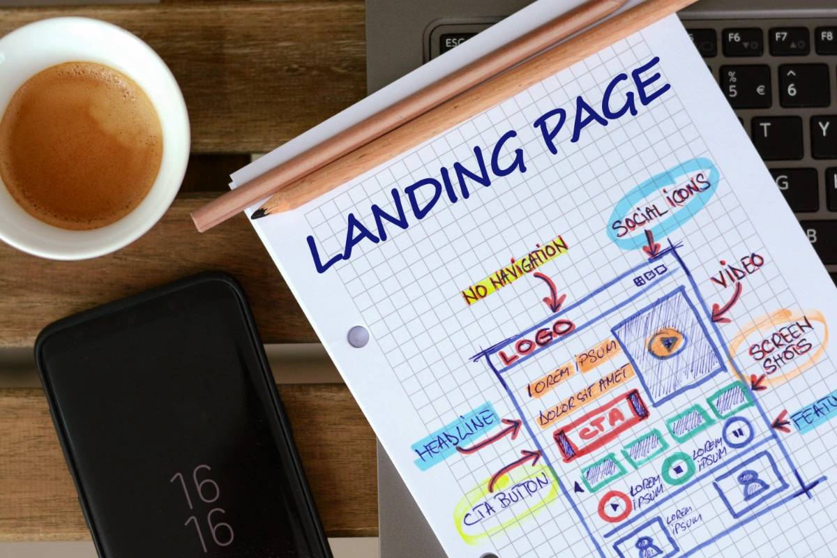 Elements of landing page